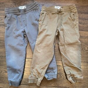 Abercrombie Kids Jogger Pants Set - Blue/Gray and Khaki